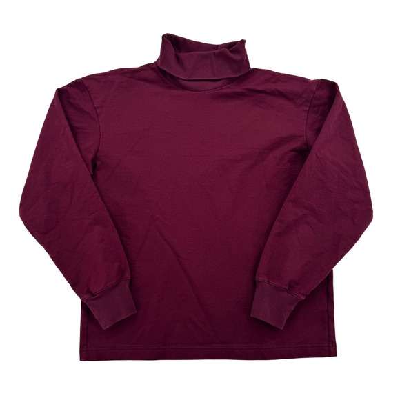 Uniqlo U Other - Uniqlo U Sweatshirt Mens S Burgundy Excellent Turtleneck Long Sleeve 341-419547